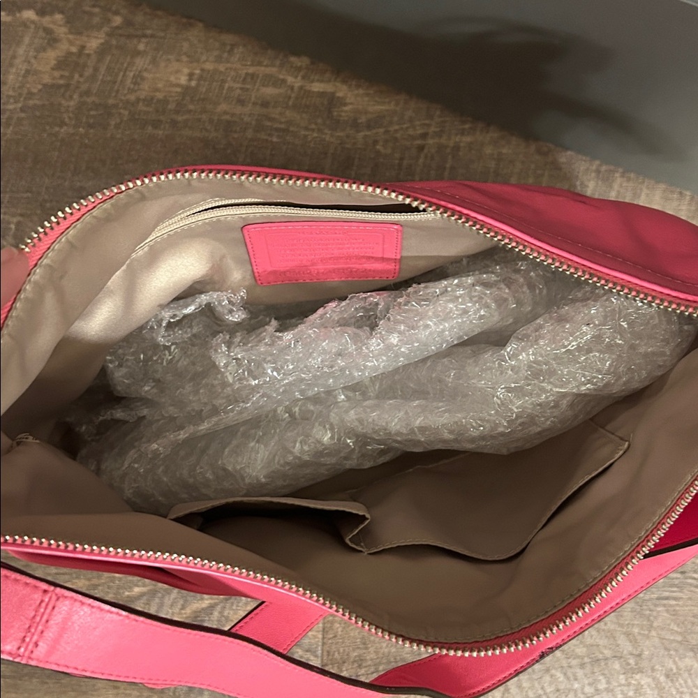 Coach Park Leather Duffle pink Shoulder Bag - Picture 5 of 13